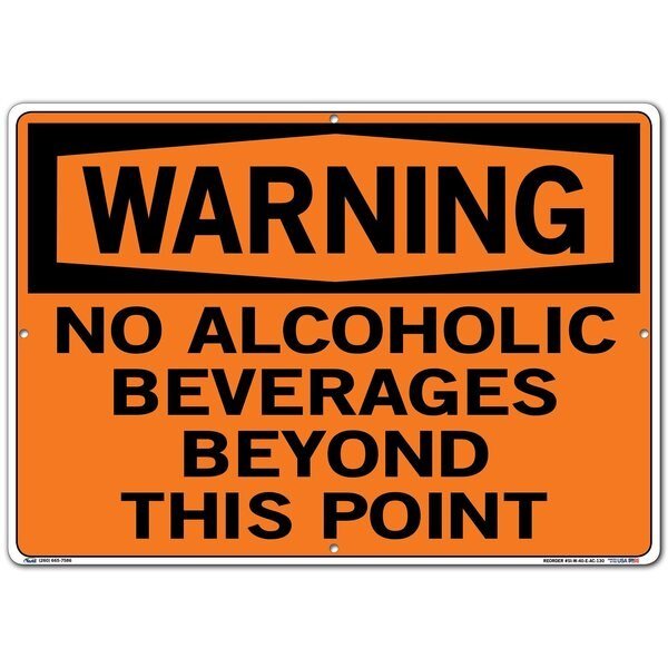 Aluminum Composite Sign, 14-1/2