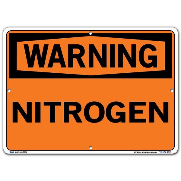 Aluminum Sign, 10-1/2