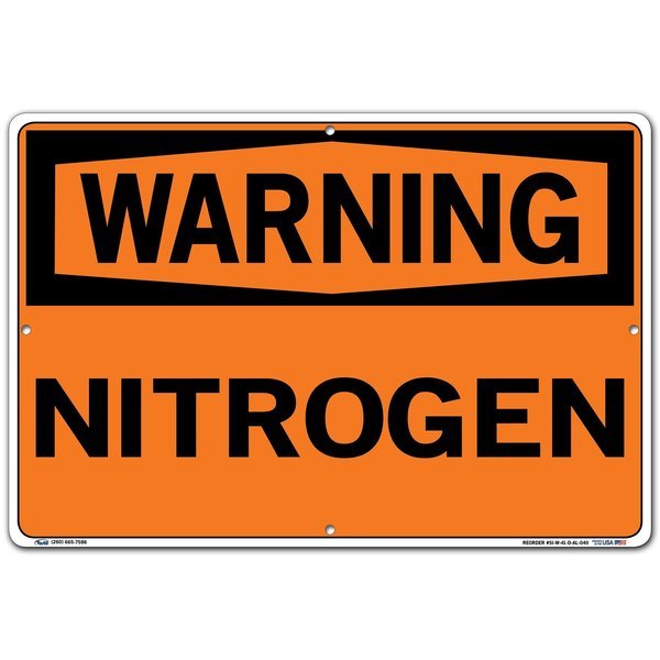 Aluminum Sign, 12-1/2
