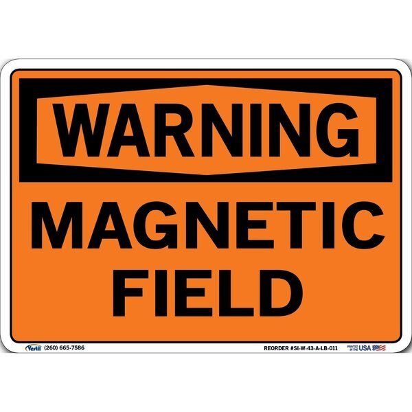 Vinyl Label Sign, 7-1/2