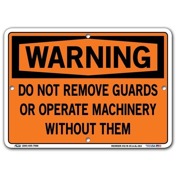 Aluminum Sign, 7-1/2
