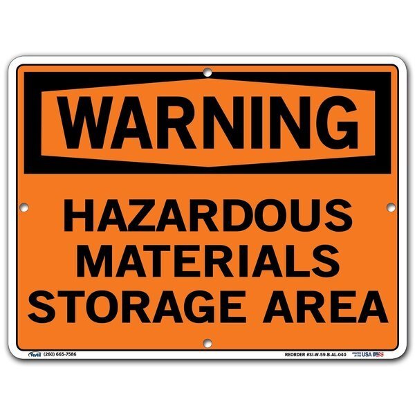 Aluminum Sign, 9-1/2