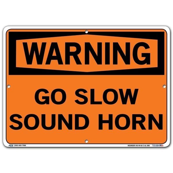 Aluminum Sign, 10-1/2