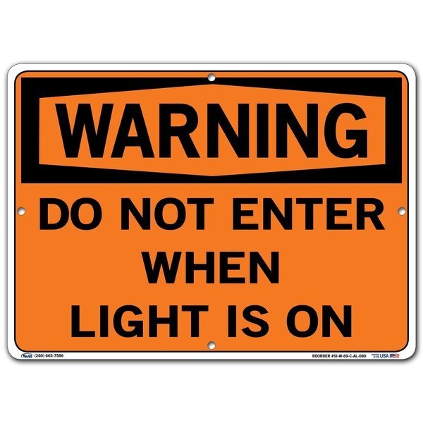 Aluminum Sign, 10-1/2