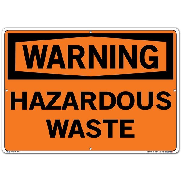 Aluminum Sign, 14-1/2