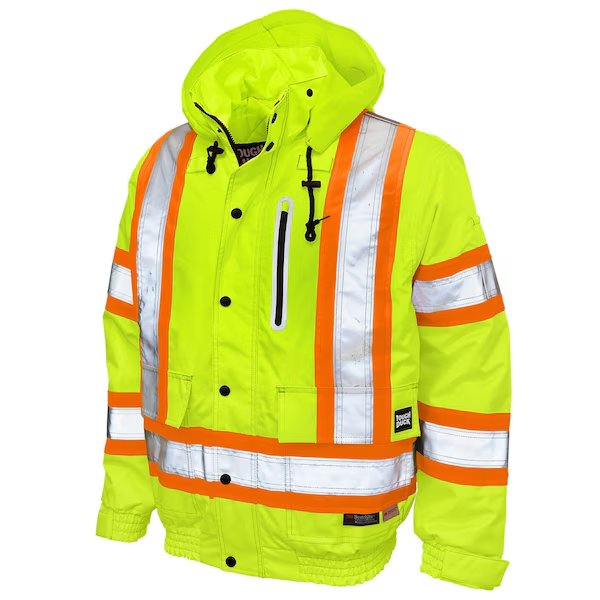 Safety Waterproof Bomber, Fluor.S, TOUGH DUCK, Mfr# SJ201