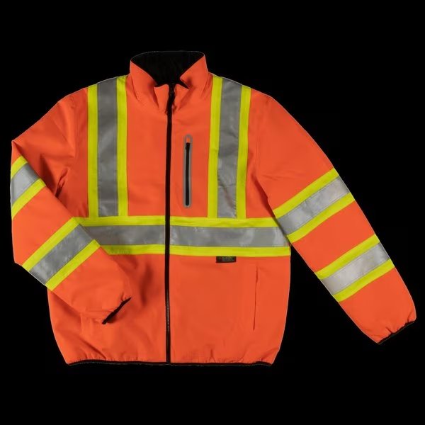 Reversible Safety Jacket, SJ271-FLOR-M, Tough Duck, Mfr#: SJ271