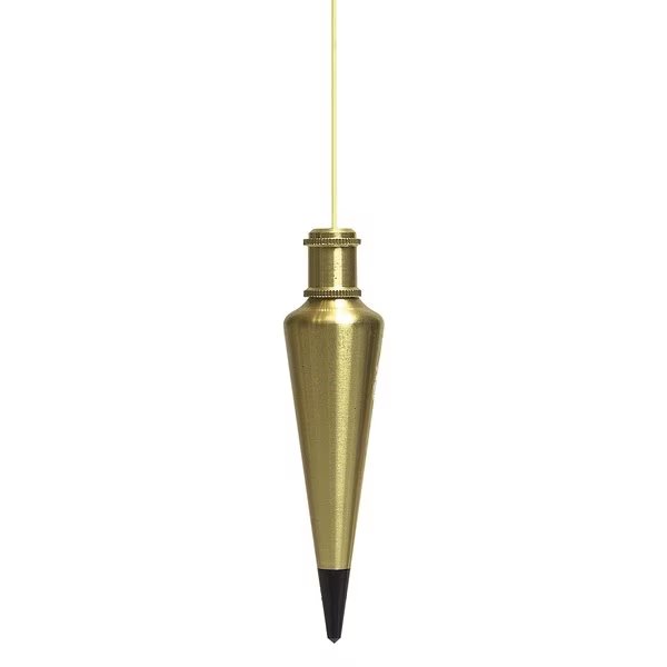 Professional Brass Engineer Plumb, 24 oz., Sands Level & Tool Co, Mfr#: SL40