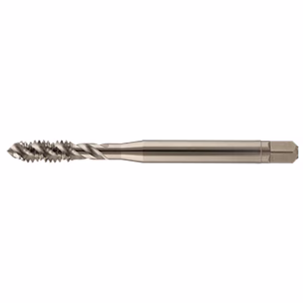 Spiral Flute Tap, M45X1, 4 Flutes, TIN, Ymw Taps, Mfr#: SS045M5NEB-TIN