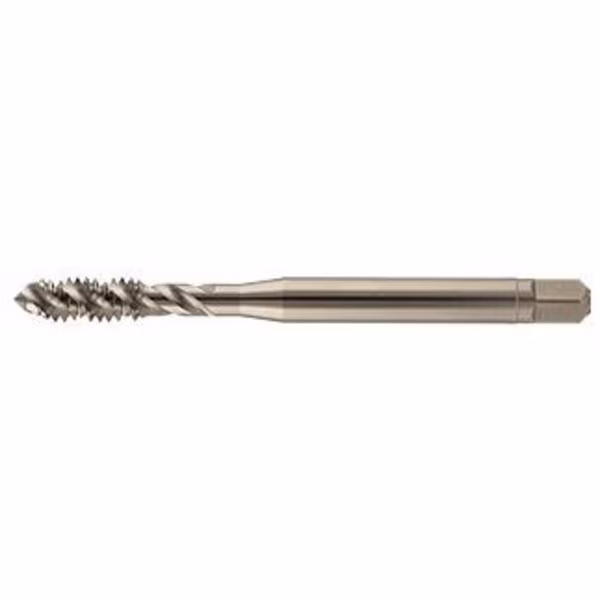 Spiral Flute Tap, #12-24, UNC, 4 Flutes, Bright, Ymw Taps, Mfr#: SSUNCM3NEB