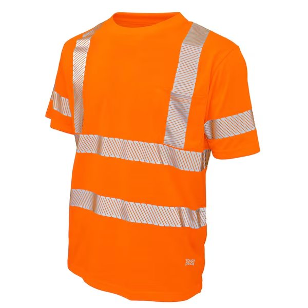 S/S Jersey T-Shirt PE w/Reflective St., TOUGH DUCK, Mfr# ST121