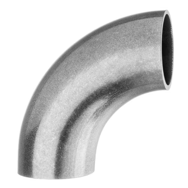 Sanitary Fitting, Butt Weld, 304SS Dull, Short 90° Elbow, 3, USA INDUSTRIALS, Mfr# ZUSA-STF-BW-15