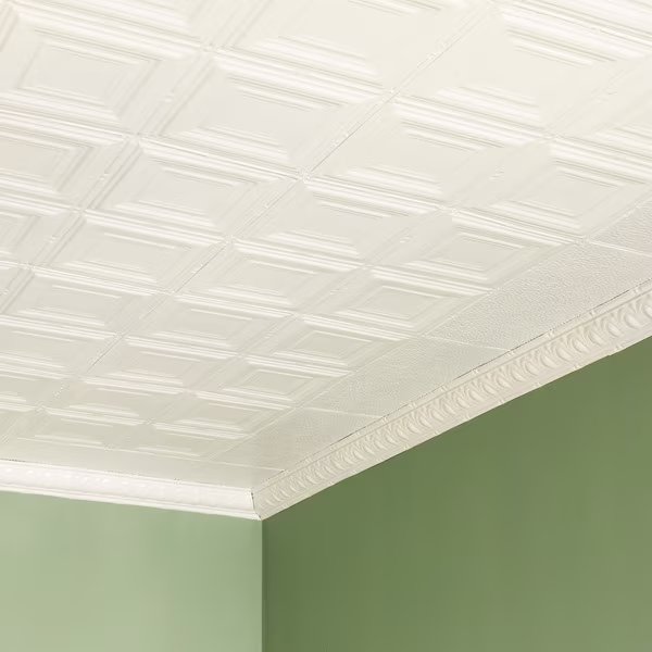 Syracuse Ceiling Tile, 24 in W x 24 in L, 5 PK, GREAT LAKES TIN, Mfr# T5002