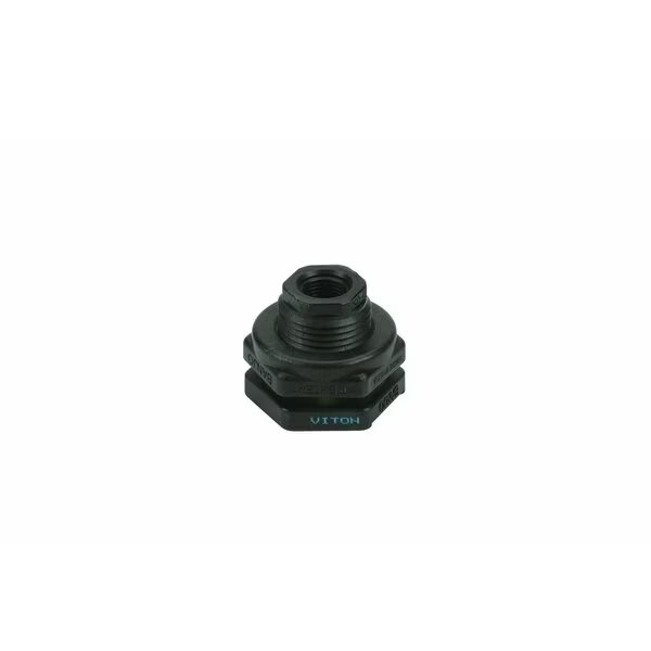 Bulkhead Fitting, FKM, 2 3/16