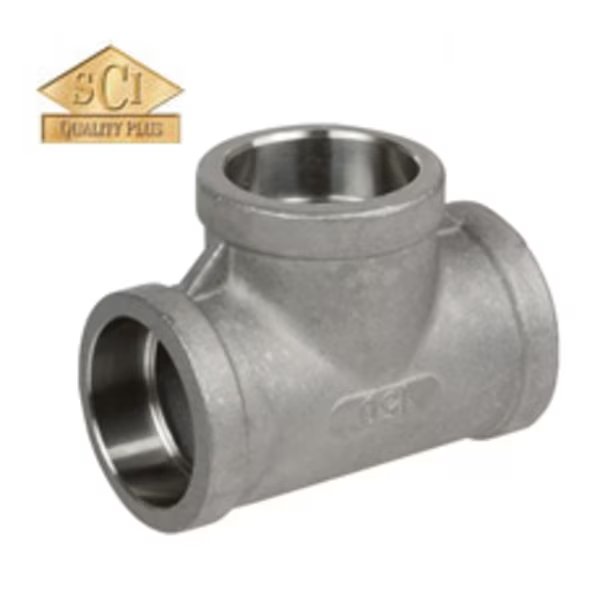 Socket Weld Tee, 150lb, 316, 1-1/2, SMITH-COOPER, Mfr# 4381050040