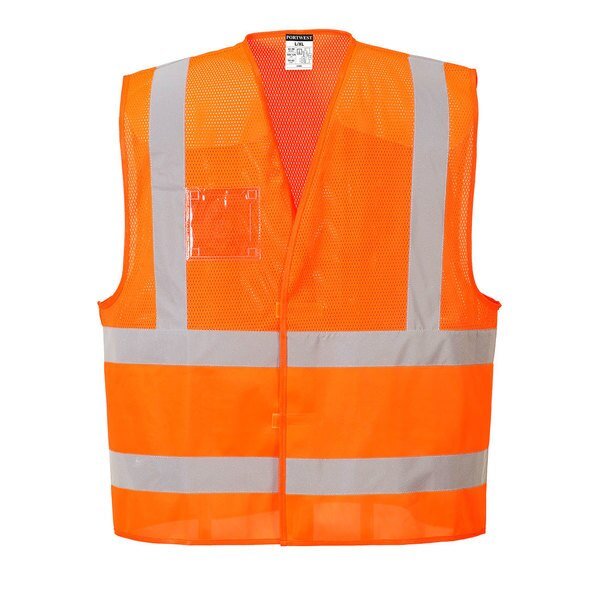 Hi-Vis Mesh Vest, XX/3X, PORTWEST, Mfr# UC494