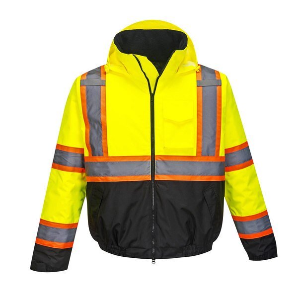 Hi-Vis Contrast Tape Bomber, XL, Portwest, Mfr#: US368
