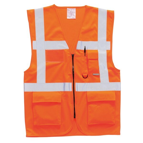 Berlin Executive Hi-Vis Vest, XL, PORTWEST, Mfr# US476