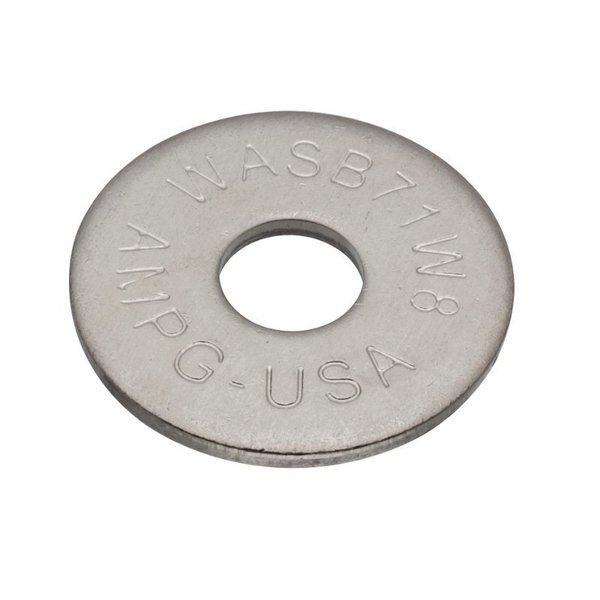 Flat Washer, Fits Bolt Size 7/16 in , Stainless Steel Plain Finish, 5 PK, EnjoyTool select, Mfr# WASB71W8