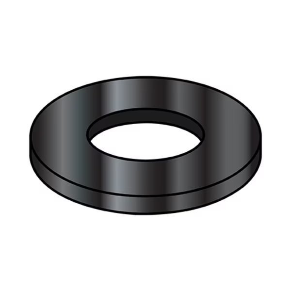 Flat Washer, Fits Bolt Size 1/4 in , Steel Black Oxide Finish, 10000 PK, EnjoyTool select, Mfr# 14WMB