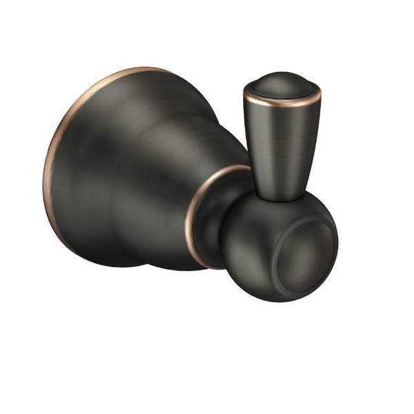 Traditional Single Robe Hook Mediterranean Bronze, MOEN, Mfr# YB1003BRB