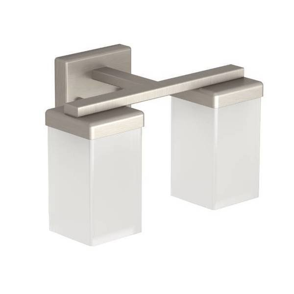 Double Globe Bath Light Brushed Nickel 90 Degree, MOEN, Mfr# YB8862BN