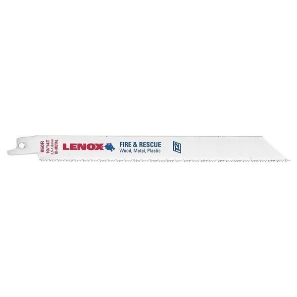 8 in L x 10; 14 TPI Bi-Metal Recip Saw Blade, TPI 10/14, 25 UNT, PK4, Lenox, Mfr#: 20535B850R