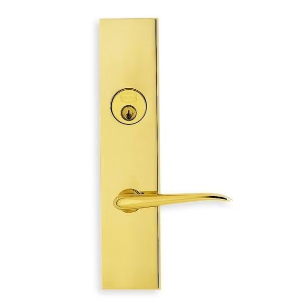 RH Panic Proof ENT 234BS Mort Stnls 42 LVR 12000 Plate Bright Brass, OMNIA, Mfr# 12042F00R1