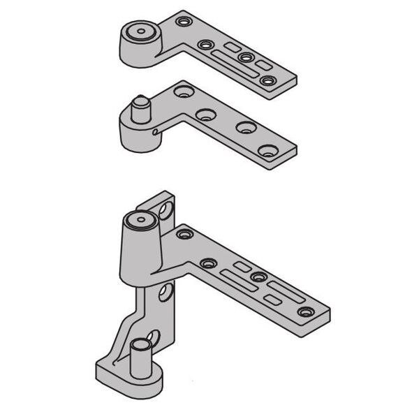 Aluminum Painted Pivot 7215FSETSP28LH, IVES, Mfr# 7215FSETSP28LH