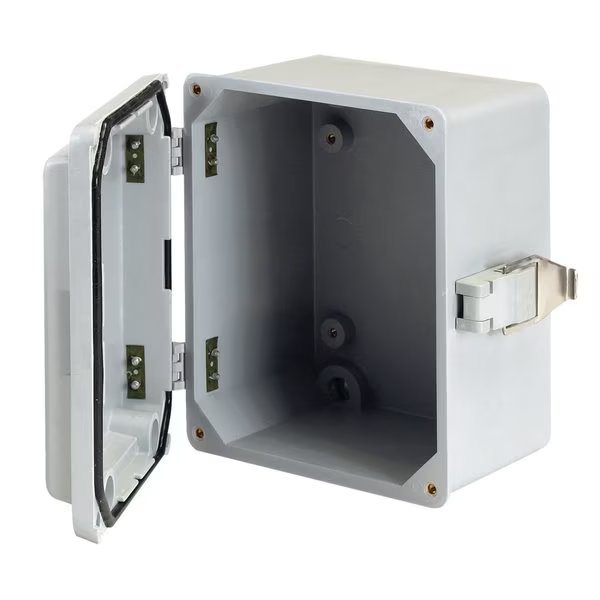 Screw- or Hinge-Cover with Quick-Release Latch, Type 4X, 11.50x8.00x6., NVENT HOFFMAN, Mfr# A1287JFGQRR