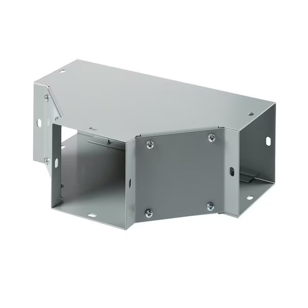 Sweep Tee, Fits 2.50x2.50, Gray, Steel, NVENT HOFFMAN, Mfr# F22T