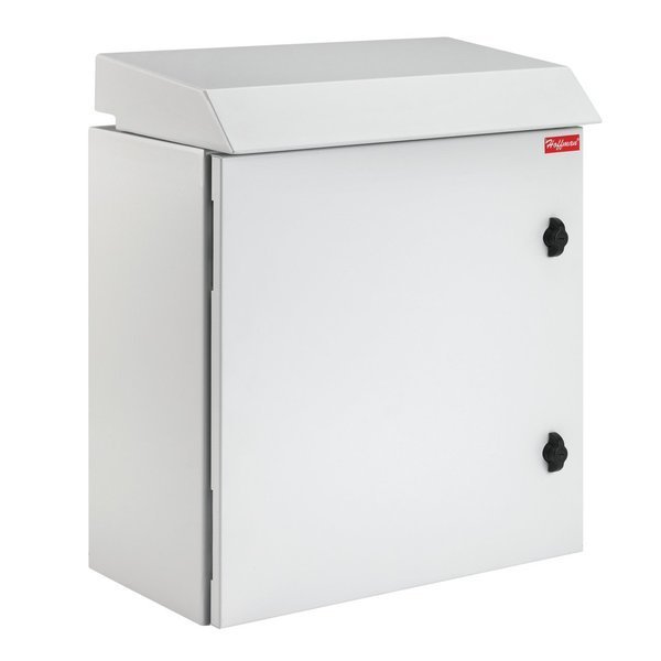 PROTEK Single-Door Fan Packages, 36.30x23.62x11.81, Lt Gray, Steel, Nvent Hoffman, Mfr#: PTRS362412G3