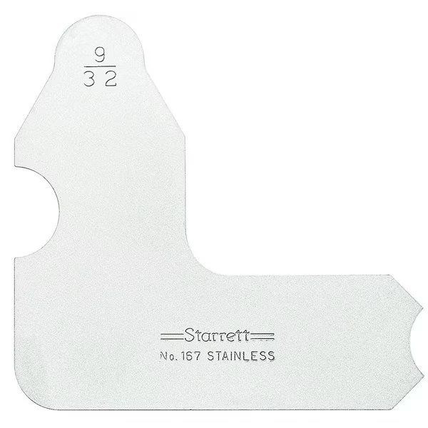 Radius Gage, Starrett, Mfr#: 167-9/32