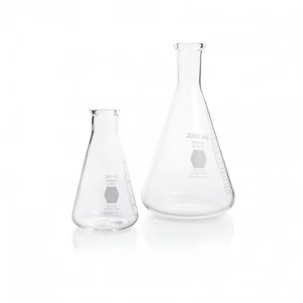 Erlenmeyer Flask, 2000mL, Clear, KIMBLE CHASE, Mfr# 27050-2000