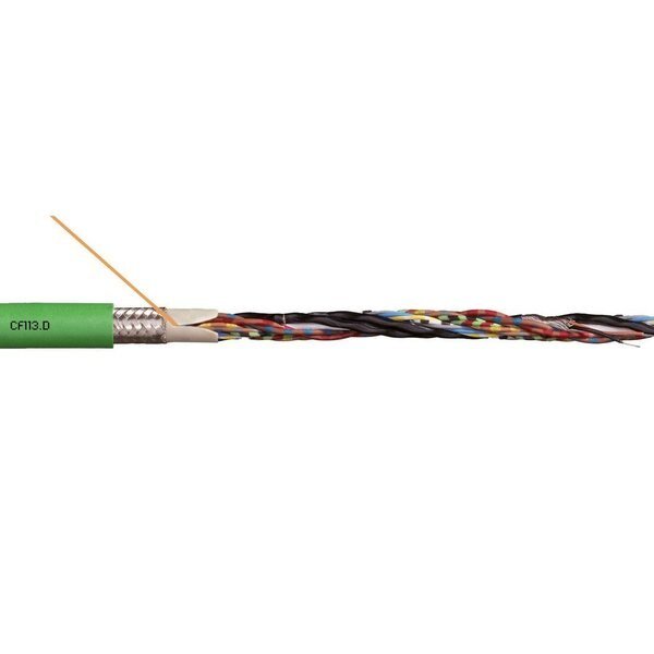 Measuring System Cable, 50 V, 0.35 in dia., Chainflex, Mfr#: CF113-005-D