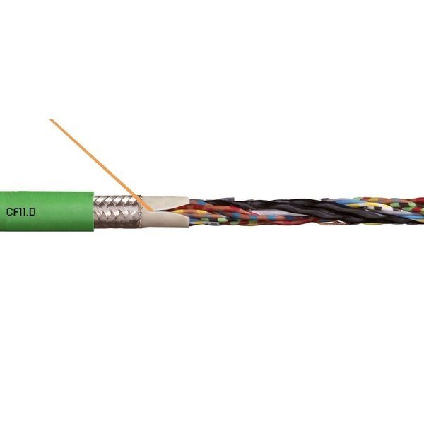 Measuring System Cable, 50 V, 0.43 in dia., CHAINFLEX, Mfr# CF11-034-D