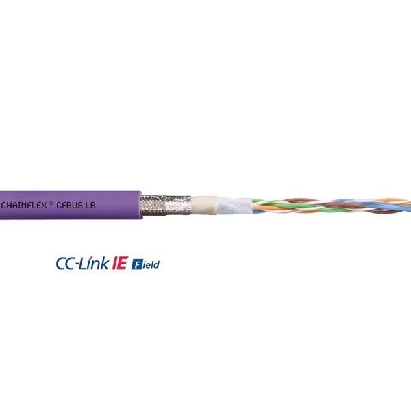 Bus Cable, TPE, 50 V, 0.33 in dia, Red, CHAINFLEX, Mfr# CFBUS-LB-045