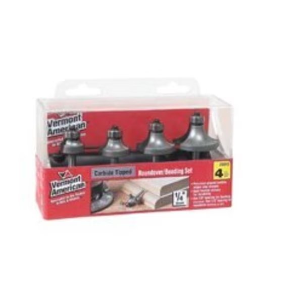 Carbide Router Bit Set, 6 pcs., VERMONT AMERICAN, Mfr# 23000