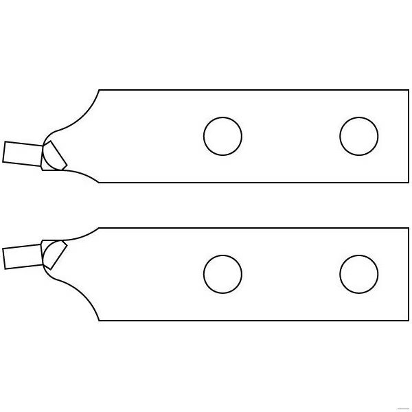 Spare Tips, 2, Angled, D 3.2mm, Gedore, Mfr#: E-8000 A 41 EL