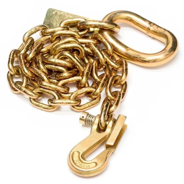 3/8 in. x 5 ft. Grade 70 Agricultural Safety Chain for Towed Machines, Kingchain, Mfr#: 426181