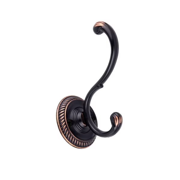 3 78inch 98 mm Classic Metal Coat Hook, Oil Rubbed Bronze Finish, Onward, Mfr#: 238ORBV