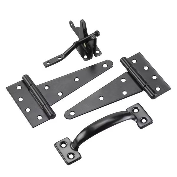 Gate Hardware Kit, Matte Black, Onward, Mfr#: 9000FBR