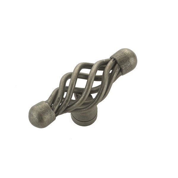 2 5/32 in. X 25/32 in. (55 mm x 20 mm) Natural Iron Traditional Metal Cabinet Knob, Richelieu Hardware, Mfr#: BP10555908