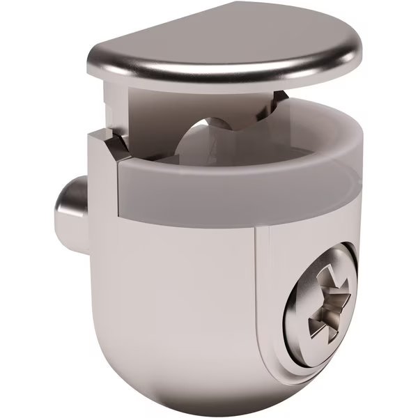 316inch to 38inch 4 mm to 10 mm Peki Glass Shelf Pin, Nickel, Richelieu, Mfr#: BP3020180