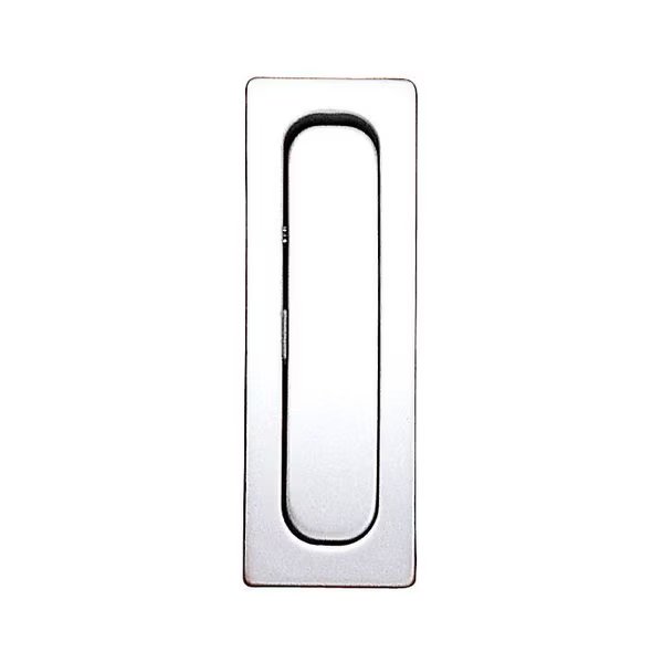 Matte Chrome Contemporary Recessed Cabinet Pull, Richelieu Hardware, Mfr#: BP72117174