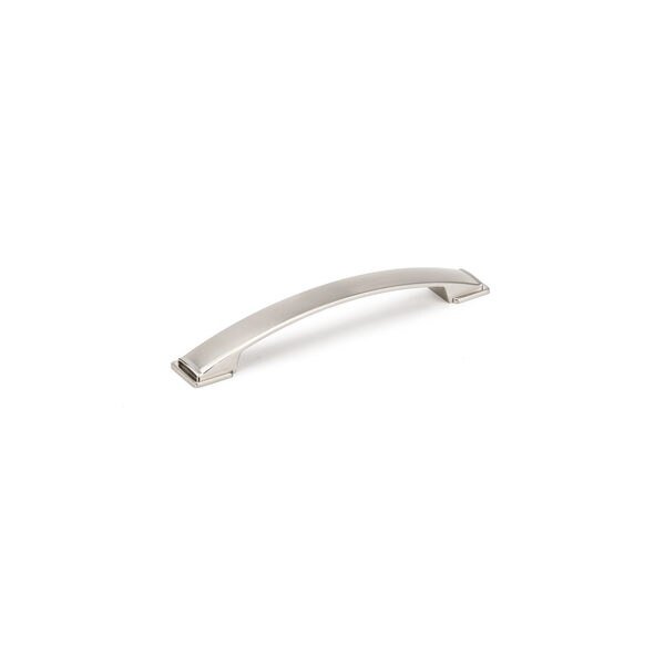 6 5/16 in (160 mm) Center-to-Center Brushed Nickel Contemporary Cabinet Pull, Richelieu Hardware, Mfr#: BP83235160195