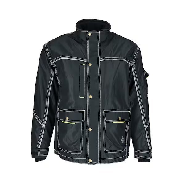 Black Regular Xlarge Ergoforce Jacket, REFRIGIWEAR, Mfr# 8043RBLKXLG