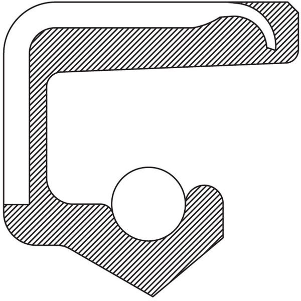Wheel Seal, 8704S, National, Mfr#: 8704S