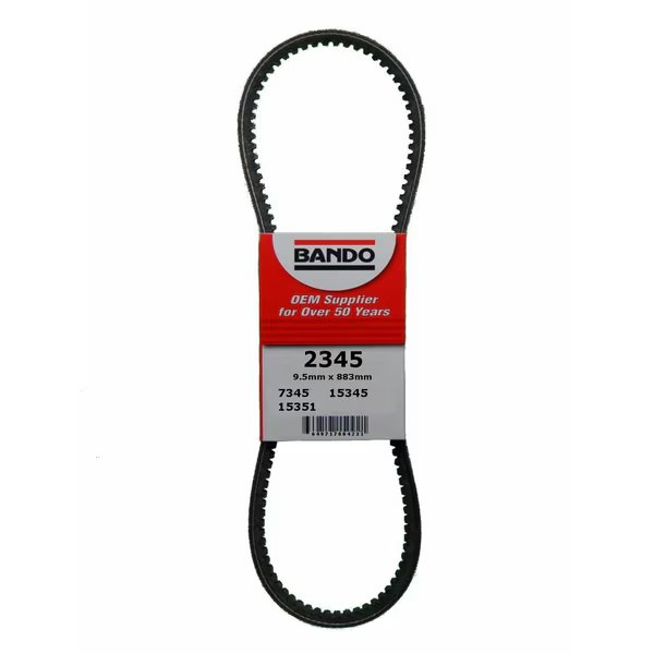 RPF Precision Engineered Raw Edge Cogged V-Belt - Alternator, 2345, Bando, Mfr#: 2345