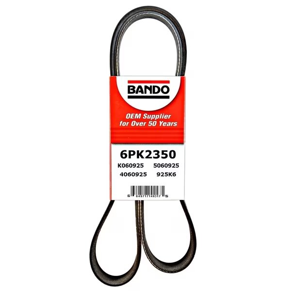 Serpentine Belt, 6PK2350, Bando, Mfr#: 6PK2350